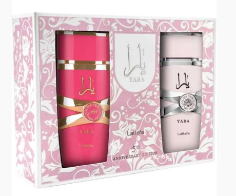Estuche Lattafa Yara Mujer EDP 2Pz Yara 100ml+Yara Candy 100ml